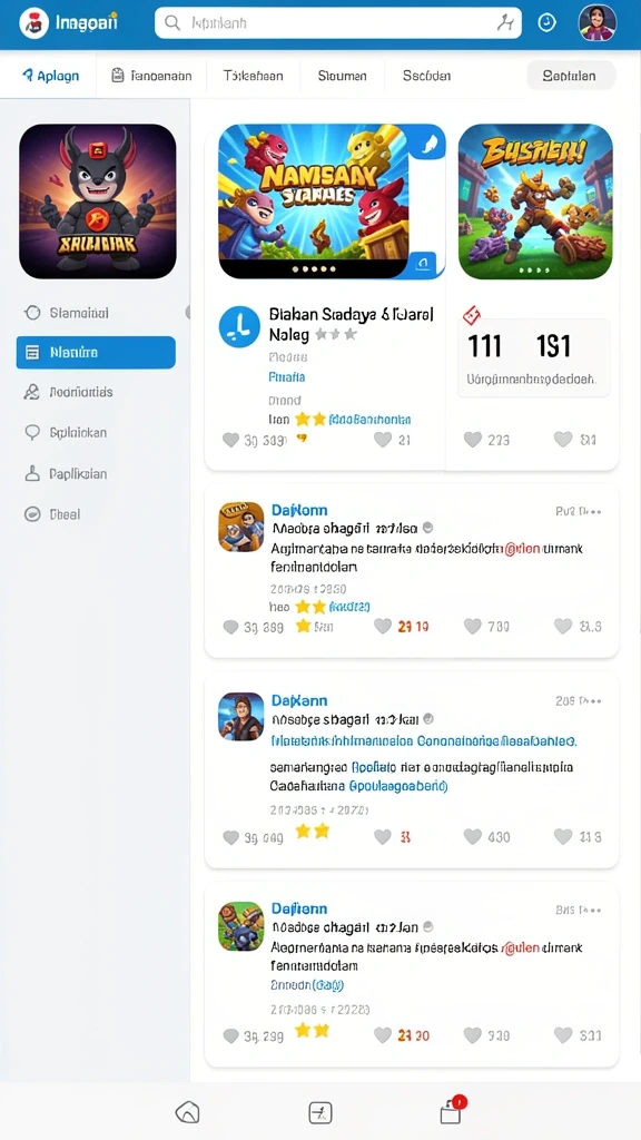 68idn - Tampilan antarmuka yang sederhana dan intuitif.