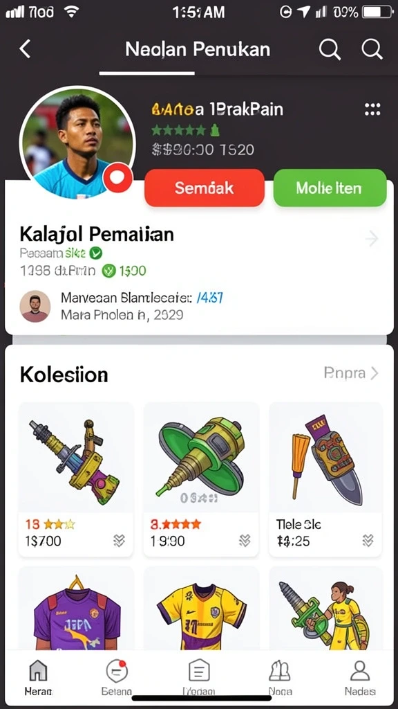 9zkgames - Tampilan antarmuka yang menarik dan mudah dipahami.