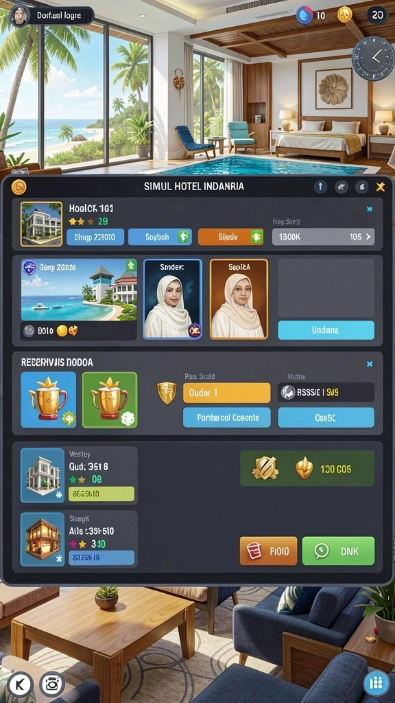 atom138 - Screenshot menampilkan grafis game yang memukau.