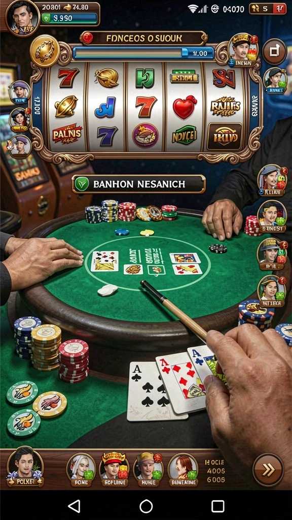 awanluck - Tampilan menu utama yang menarik dan mudah dinavigasi.