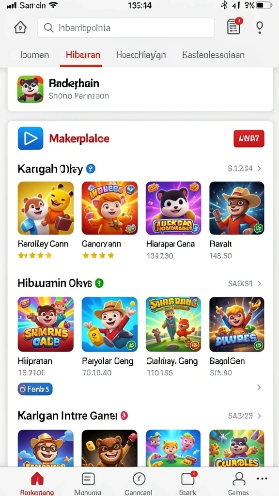 dmd686 - Gambaran level menantang yang harus dilalui pemain.